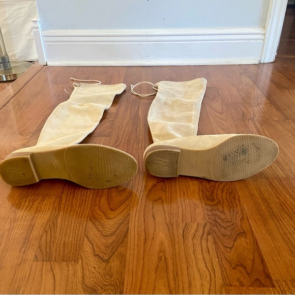 Stuart Weitzman Lowland over the knee suede boots - Picture 4 of 11